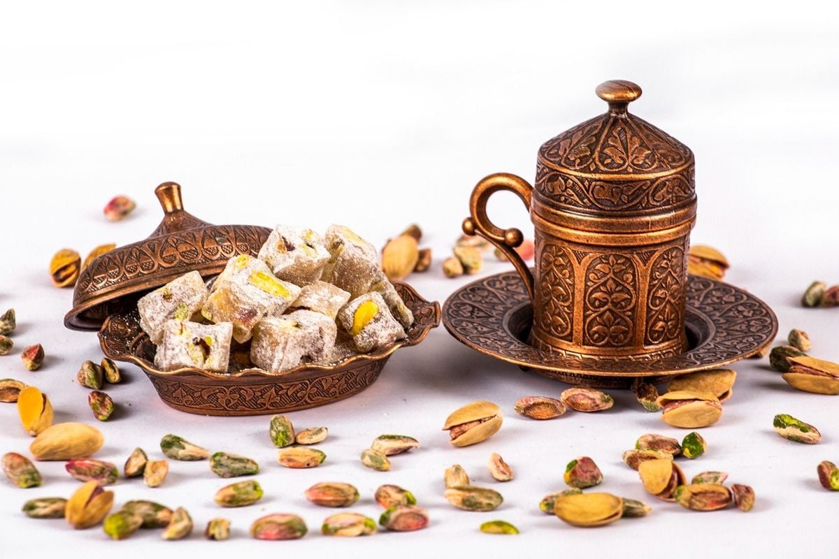 Antep Fıstıklı Çifte Kavrulmuş Lokum 1kg