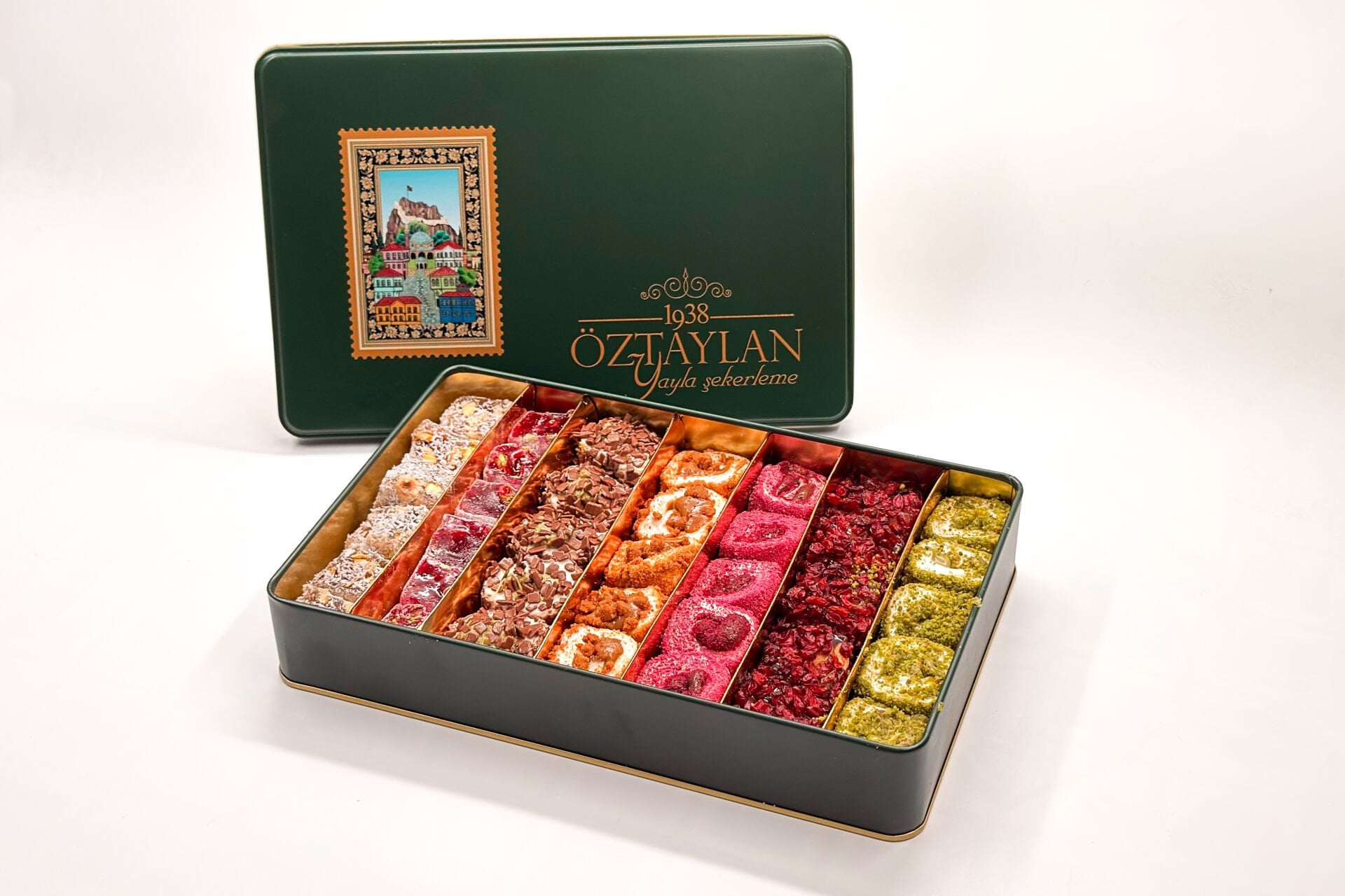ÖZEL METAL KUTU PREMIUM KARIŞIK LOKUM (1350GR)